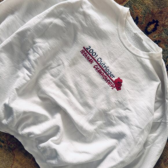 Vintage 2001 Outrigger Canoe Club Sweatshirt Mens 2XL Kai Elua - Picture 7 of 11